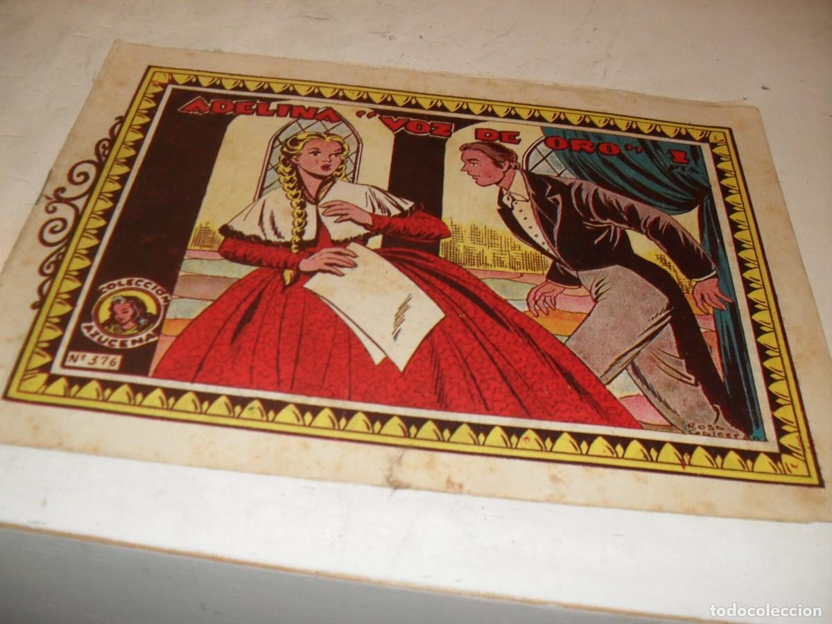 Tebeos: (ORIGINAL)AZUCENA N&ordm; 376,ADELINA,VOZ DE ORO,DE 1215,TORAY,1950