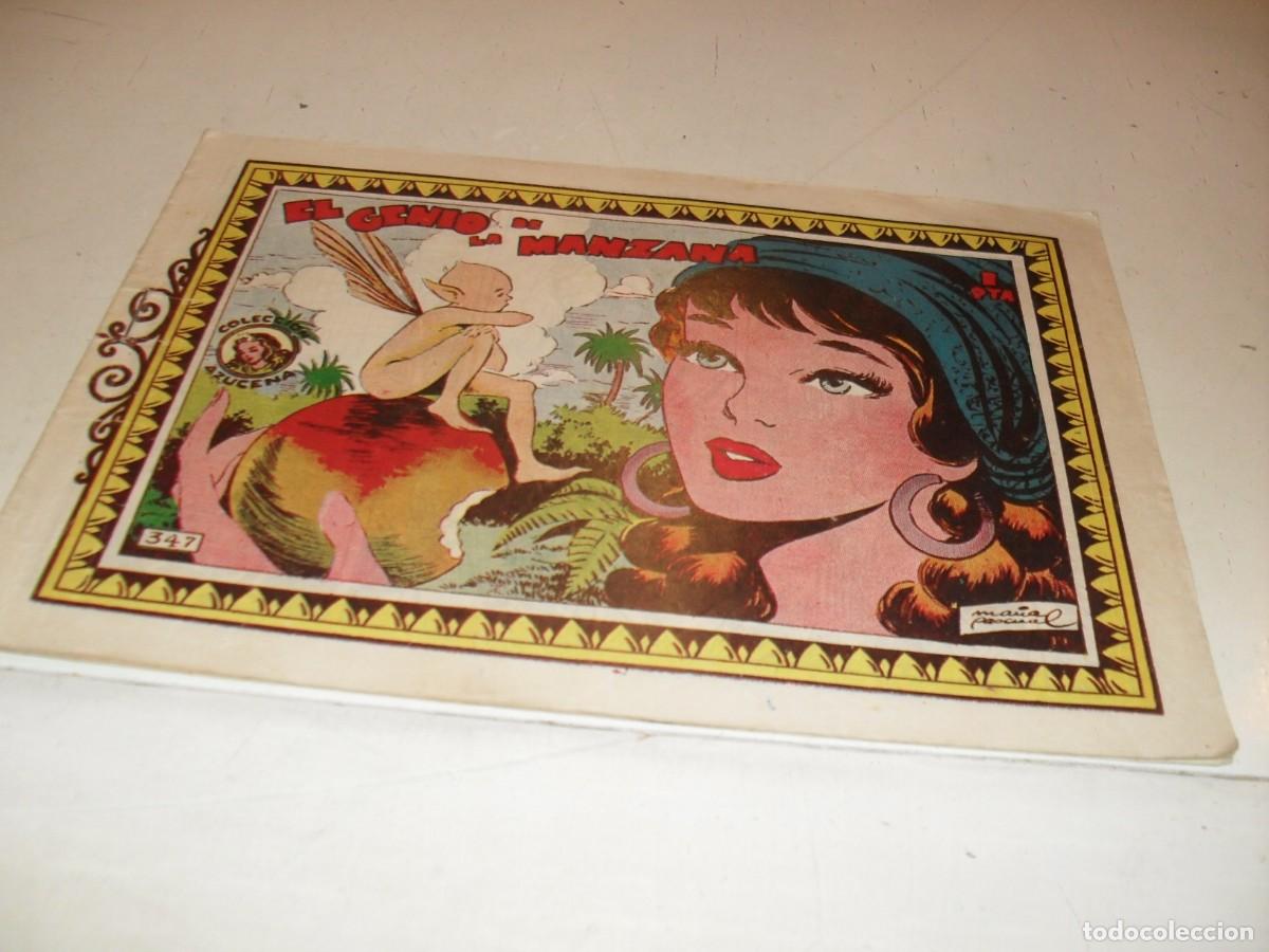 Tebeos: (ORIGINAL)AZUCENA N&ordm; 347,EL GENIO DE LA MANZANA,DE 1215,TORAY,1950