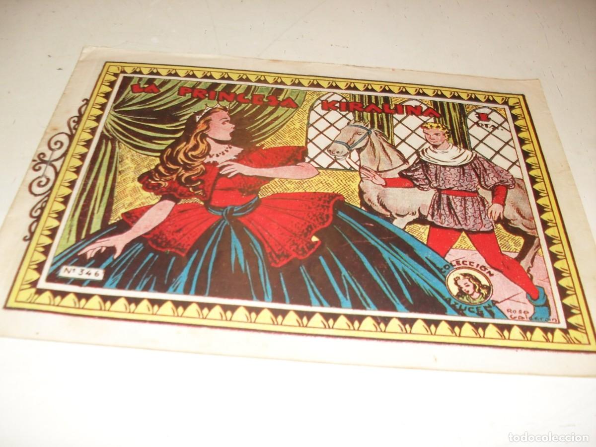 Tebeos: (ORIGINAL)AZUCENA N&ordm; 346,LA PRINCESA KIRALINA,DE 1215,TORAY,1950