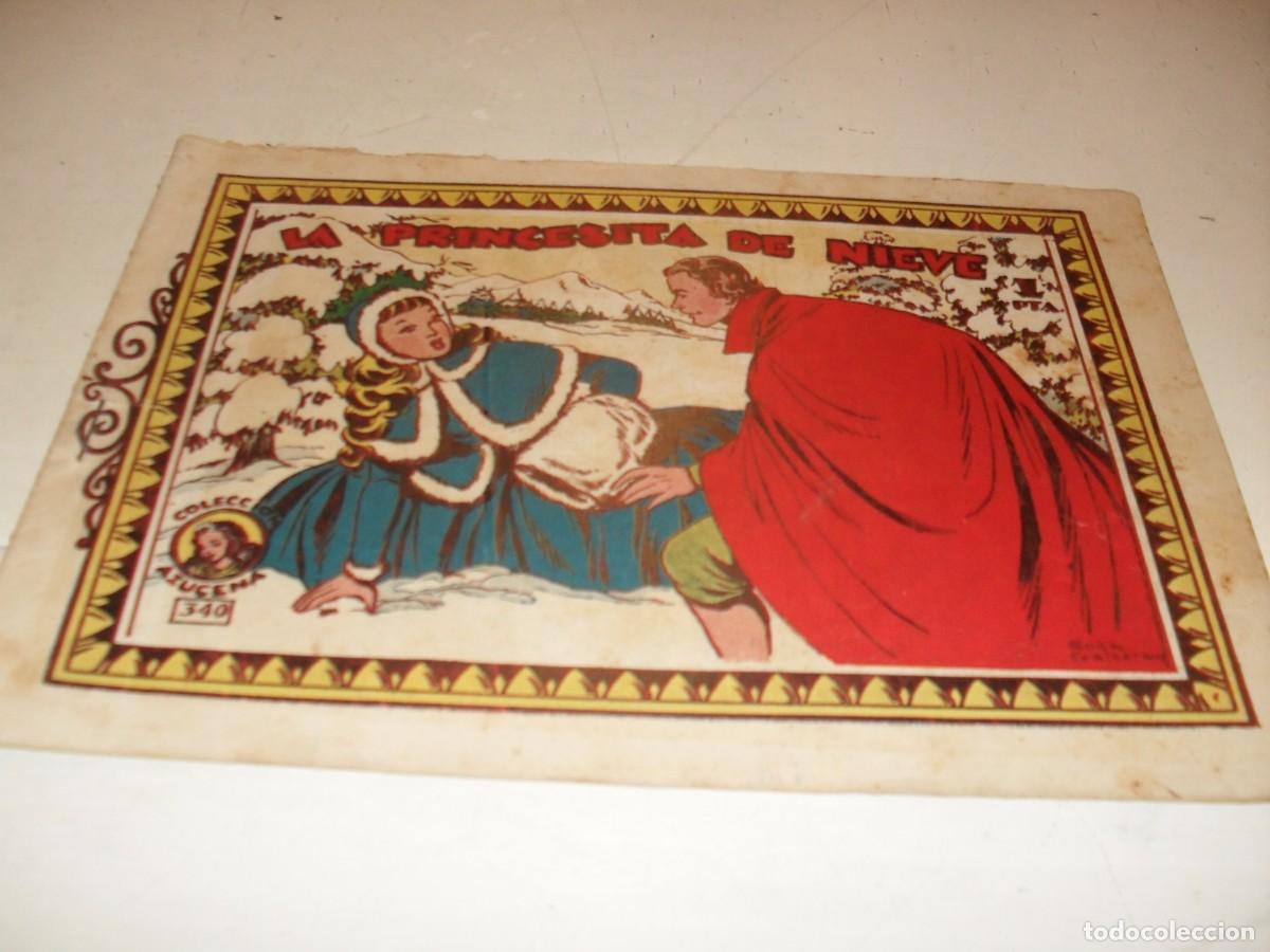 Tebeos: (ORIGINAL)AZUCENA N&ordm; 340,LA PRINCESITA DE NIEVE,DE 1215,TORAY,1950