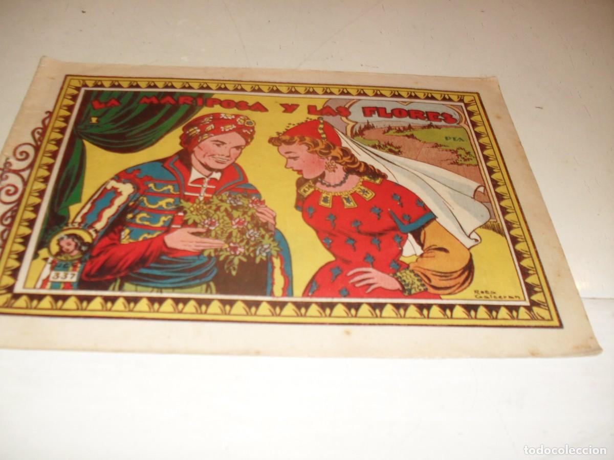 Tebeos: (ORIGINAL)AZUCENA N&ordm; 337,LA MARIPOSA Y LAS FLORES,DE 1215,TORAY,1950