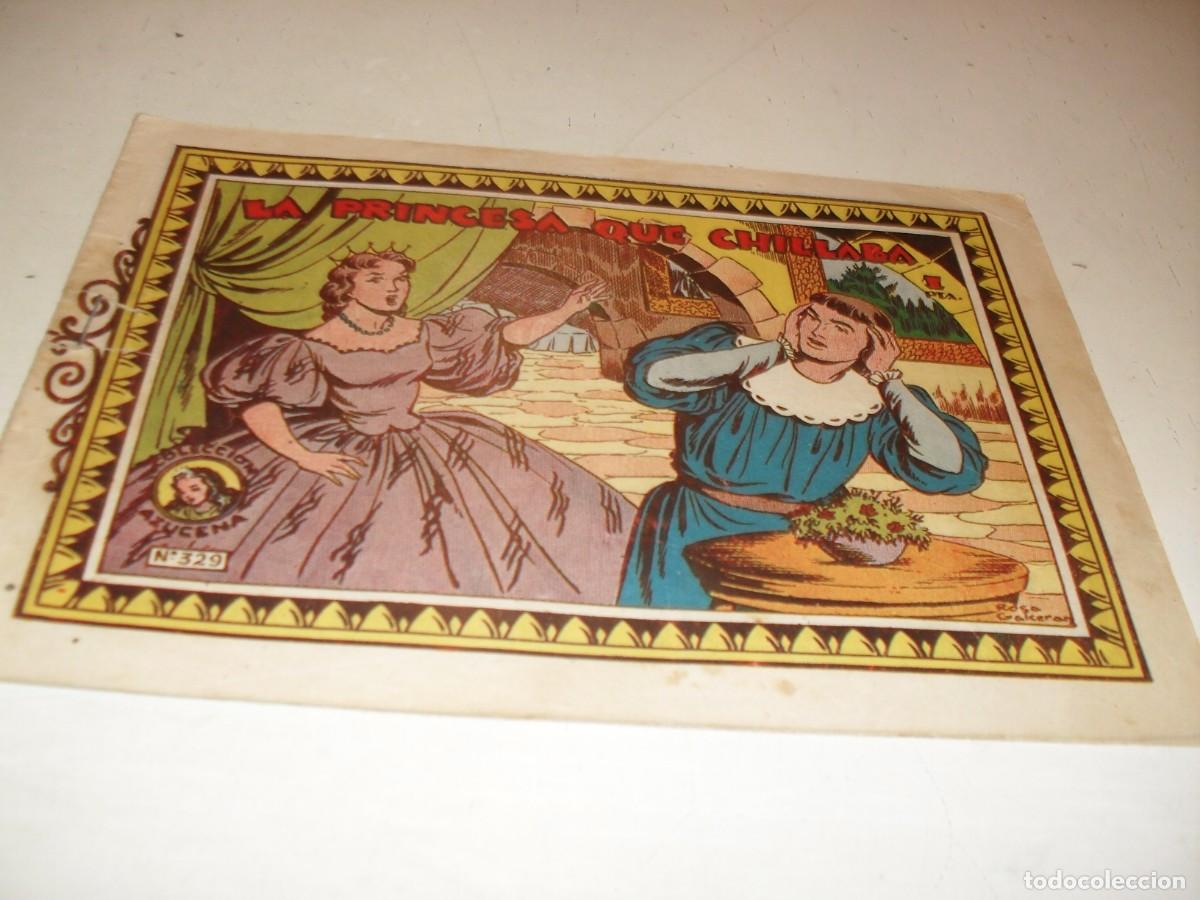 Tebeos: (ORIGINAL)AZUCENA N&ordm; 329,LA PRINCESA QUE CHILLABA,DE 1215,TORAY,1950