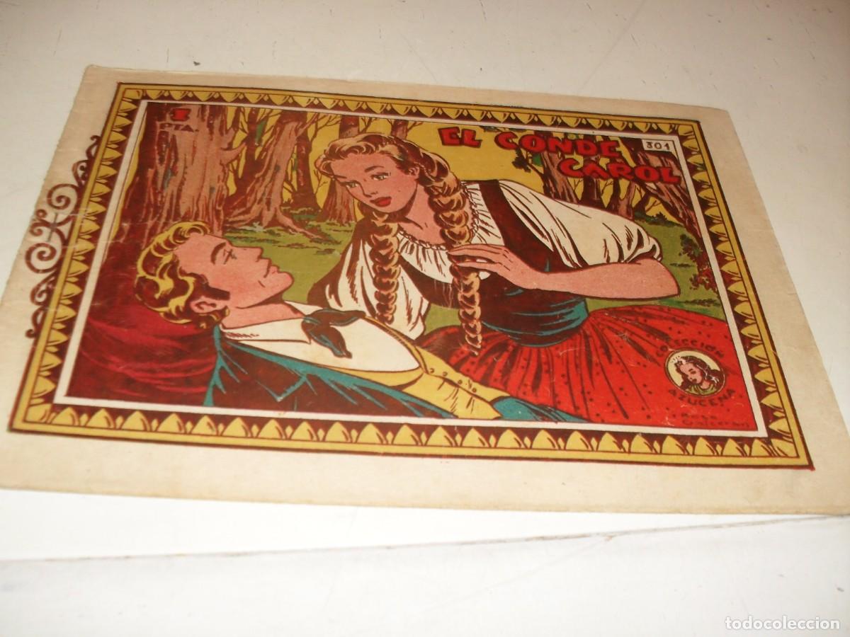 Tebeos: (ORIGINAL)AZUCENA N&ordm; 301,EL CONDE CAROL,DE 1215,TORAY,1950
