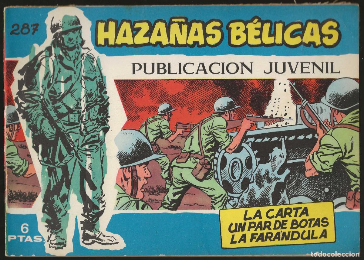 Tebeos: HAZA&Ntilde;AS B&Eacute;LICAS -- SERIE AZUL -- N&ordm; 287