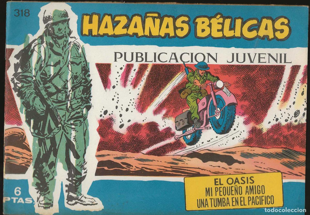 Tebeos: HAZA&Ntilde;AS B&Eacute;LICAS -- SERIE AZUL -- N&ordm; 318
