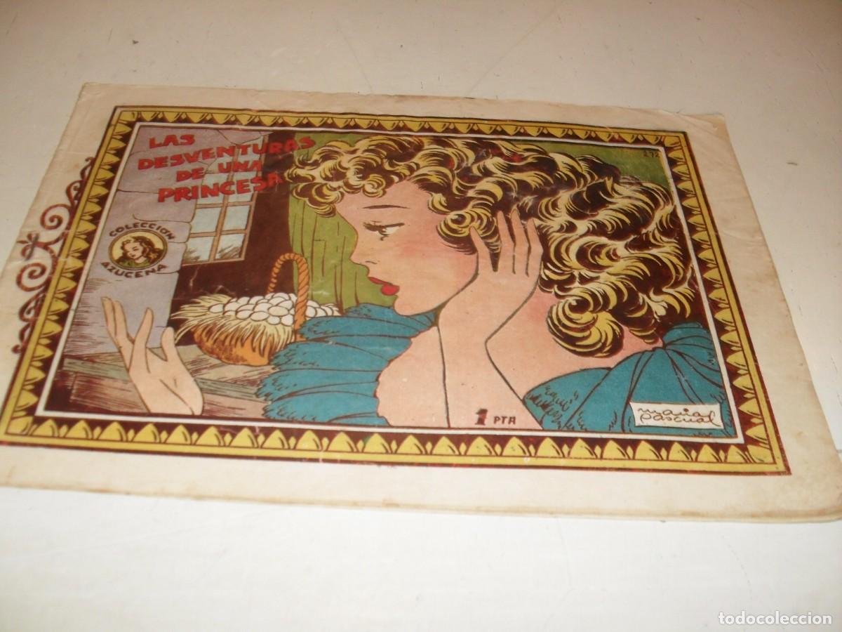 Tebeos: (ORIGINAL)AZUCENA N&ordm; 272,LAS DESVENTURAS DE UNA PRINCESA,DE 1215,TORAY,1950
