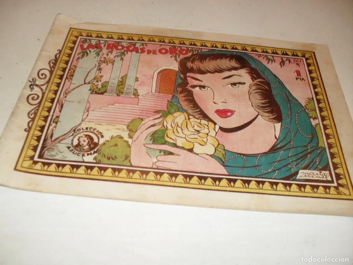 Tebeos: (ORIGINAL)AZUCENA N&ordm; 267,LAS ROSAS DE ORO,DE 1215,TORAY,1950