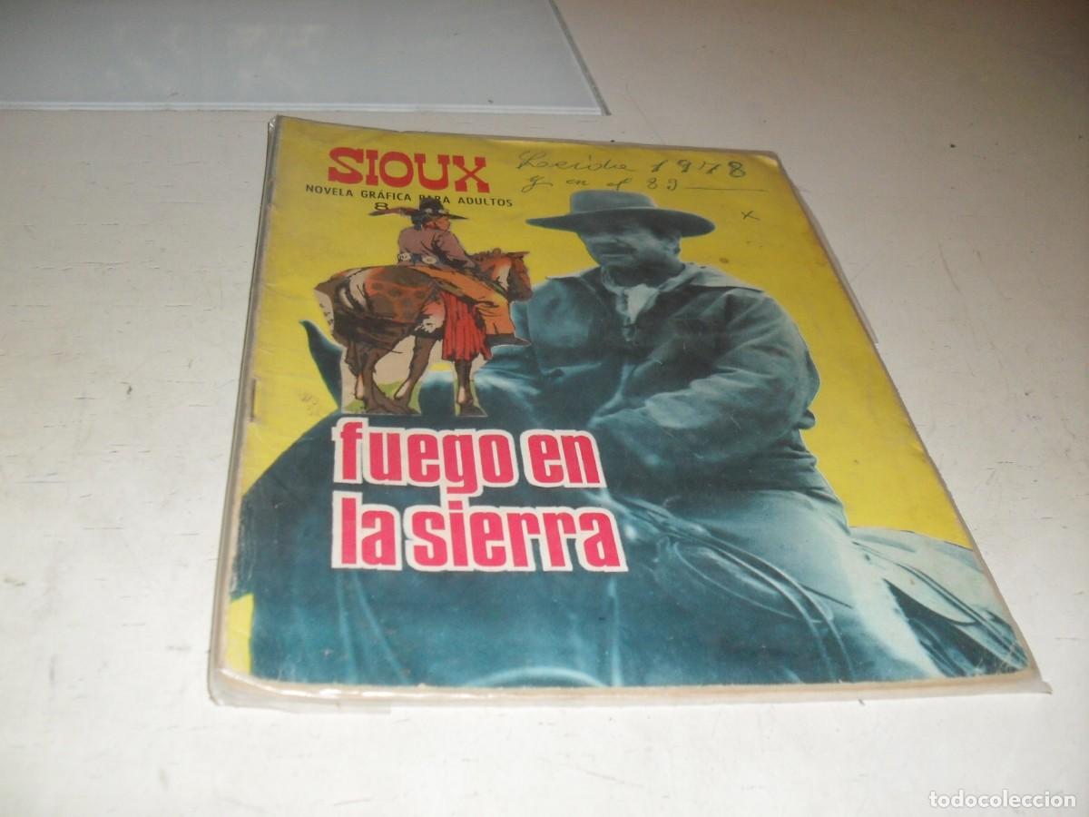 Tebeos: SIOUX N&ordm; 48,FUEGO EN LA SIERRA,CON MARIA SCHELL EN CONTRAPORTADA,DE 183.TORAY,1964