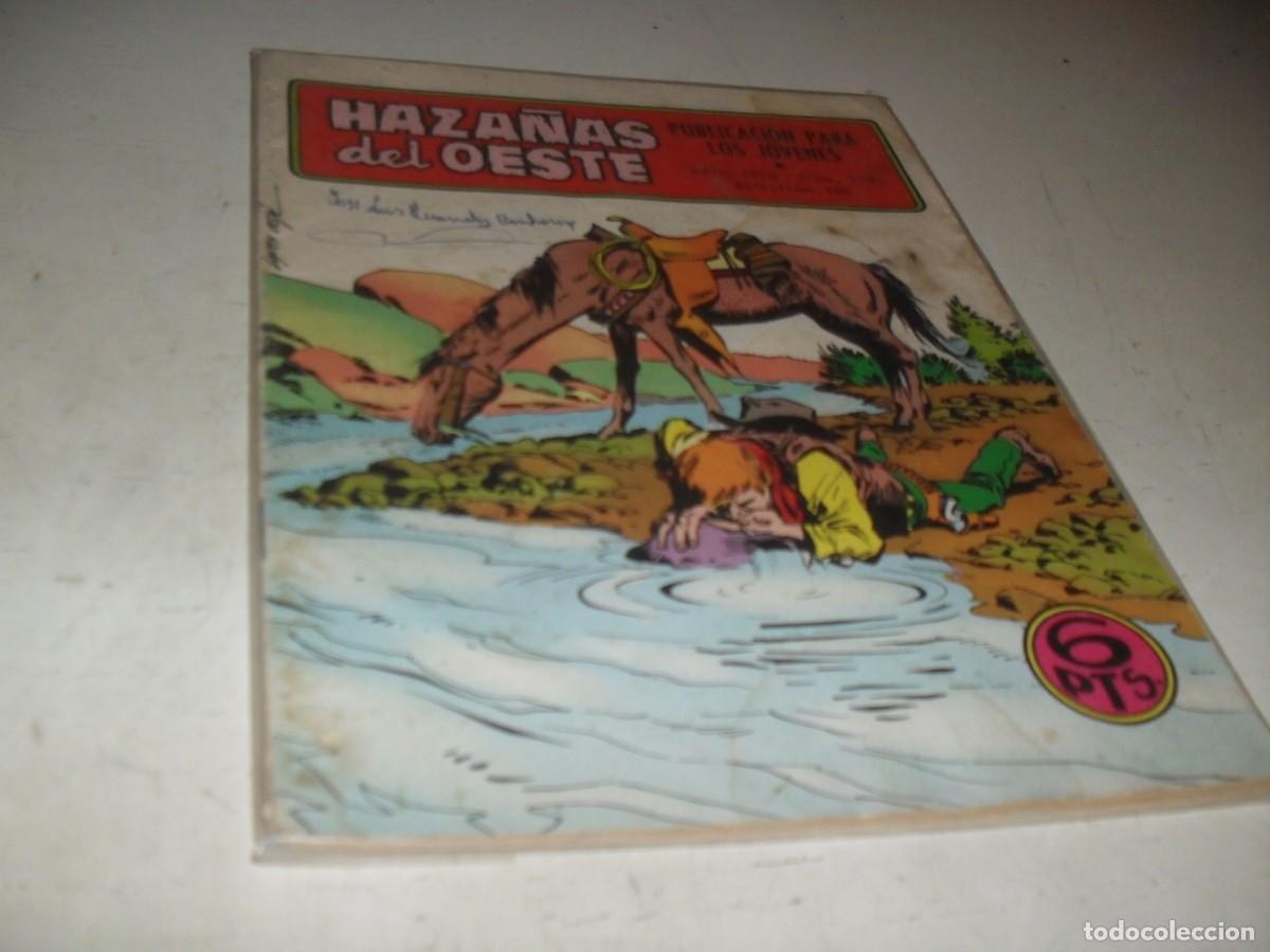 Tebeos: HAZA&Ntilde;AS DEL OESTE N&ordm; 210,CON PORTADA DE LOPEZ ESPI,DE 244.TORAY,1962