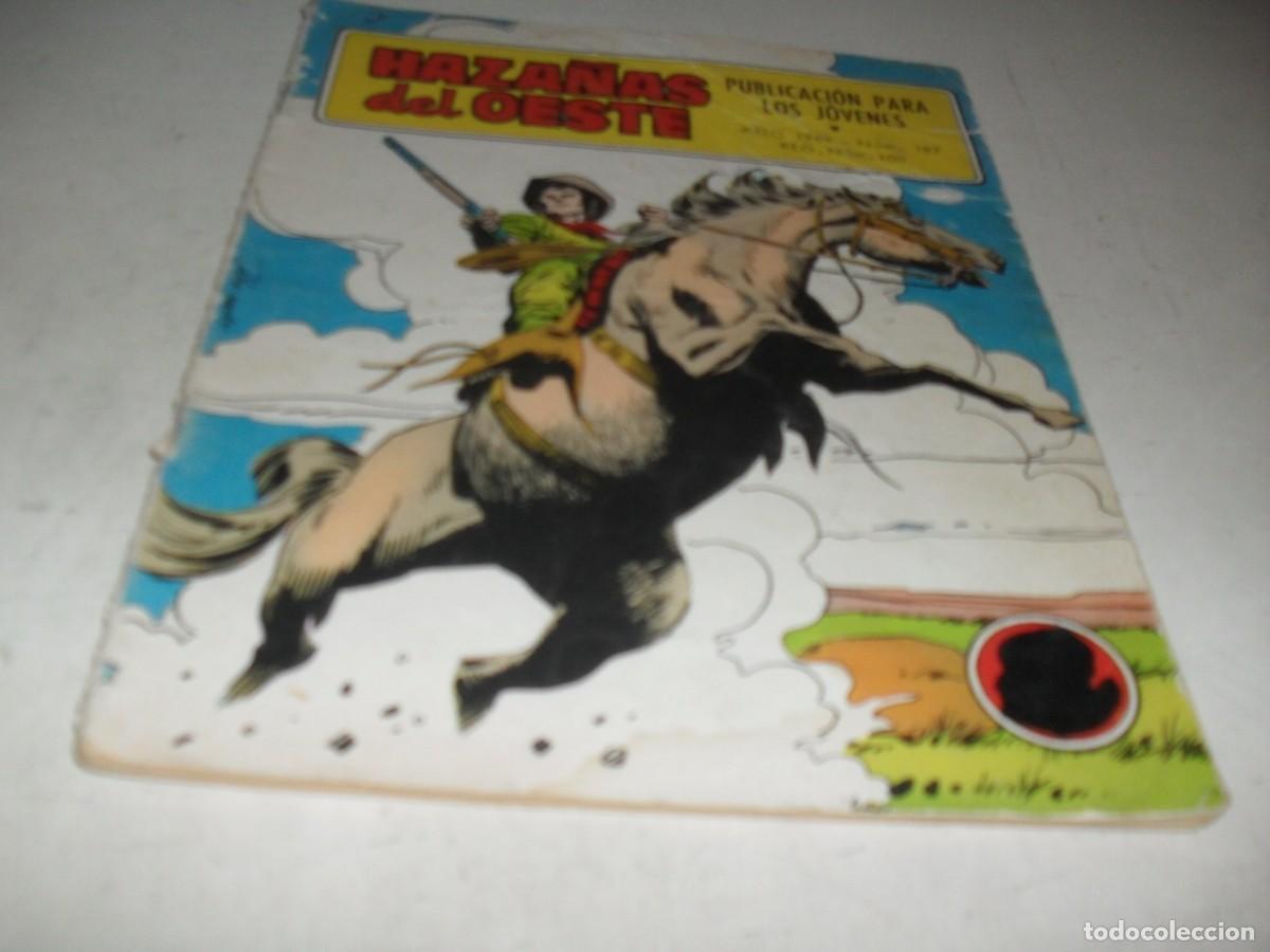 Tebeos: HAZA&Ntilde;AS DEL OESTE N&ordm; 187,CON PORTADA DE LOPEZ ESPI,DE 244.TORAY,1962