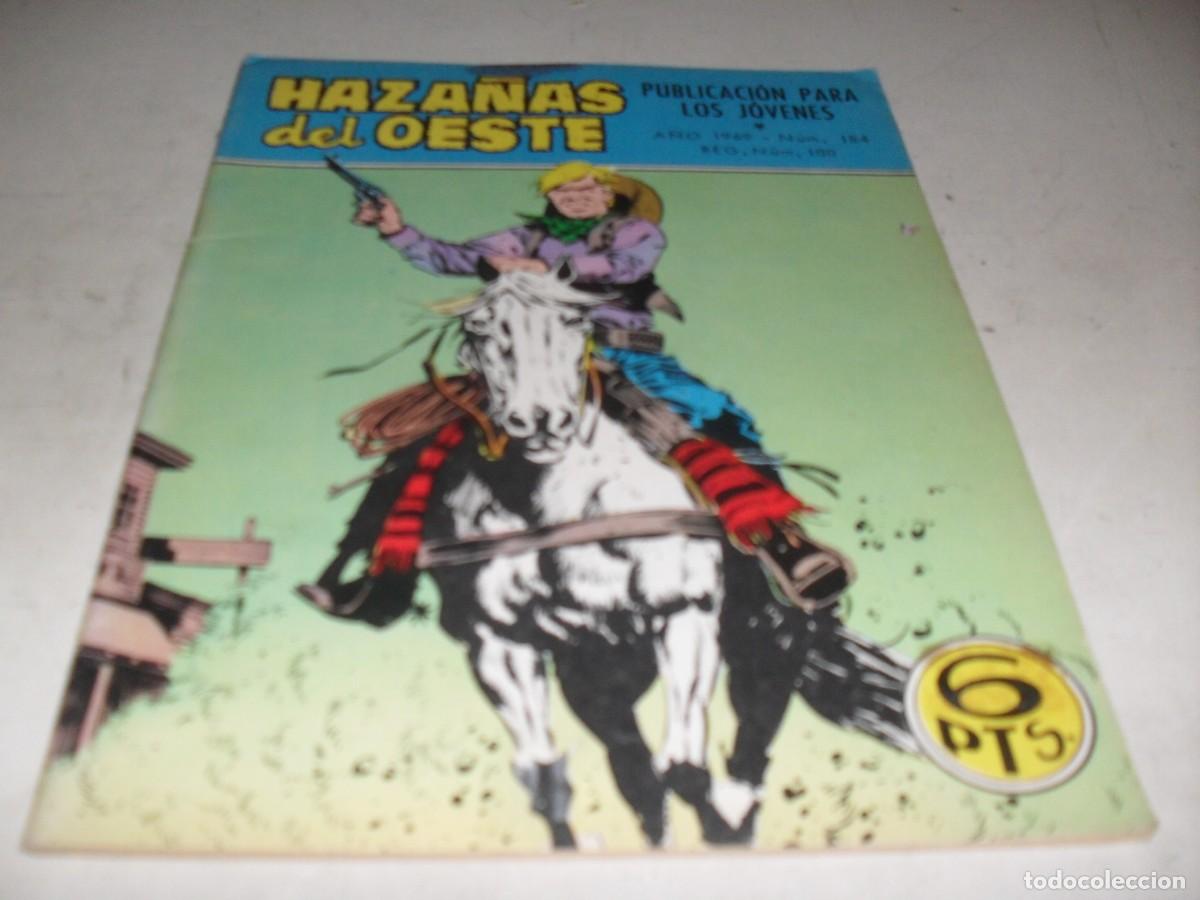 Tebeos: HAZA&Ntilde;AS DEL OESTE N&ordm; 184,UNA CIUDAD TRANQUILA,DE BROCAL,DE 244.TORAY,1962