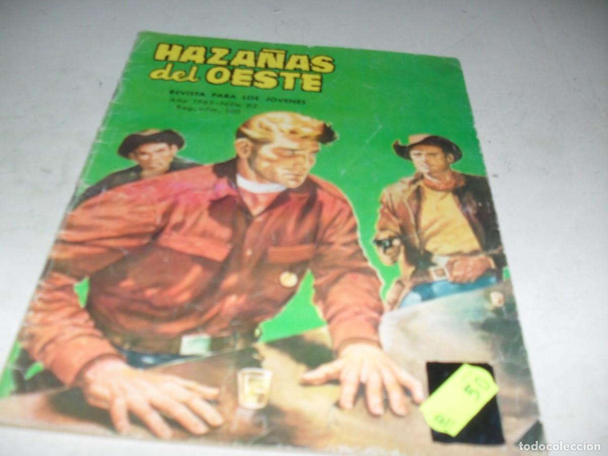 Tebeos: HAZA&Ntilde;AS DEL OESTE N&ordm; 82,CON MARISA PRADO EN CONTRAPORTADA,DE 244.TORAY,1962