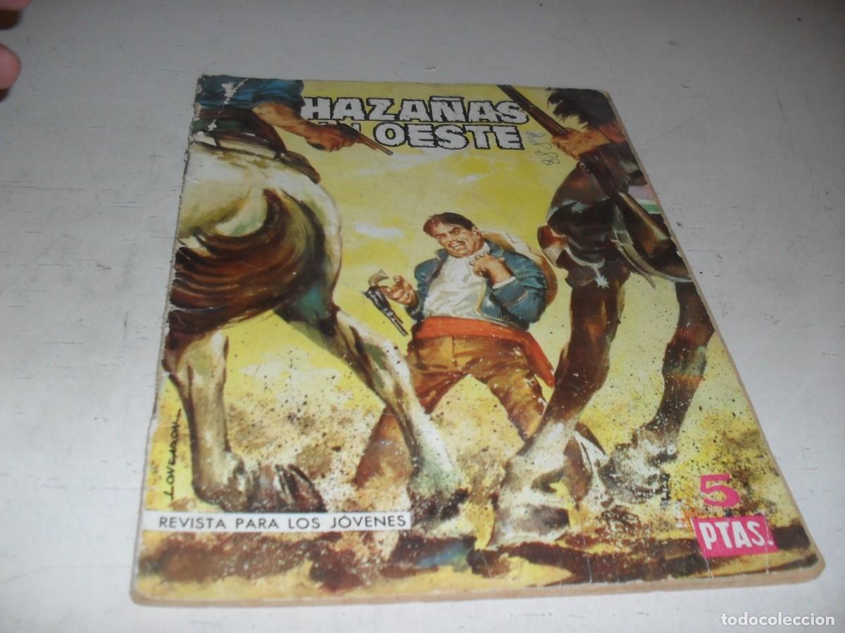 Tebeos: HAZA&Ntilde;AS DEL OESTE N&ordm; 41,CON VIRNA LISI EN CONTRAPORTADA,DE 244.TORAY,1962
