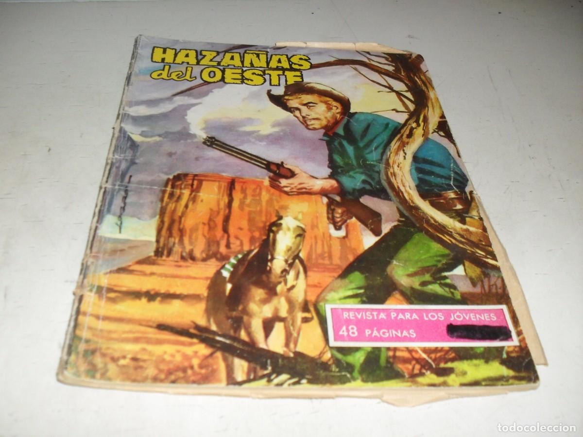 Tebeos: HAZA&Ntilde;AS DEL OESTE N&ordm; 26,CON HISTORIETA RIFLE,DE LOPEZ ESPI,DE 244.TORAY,1962