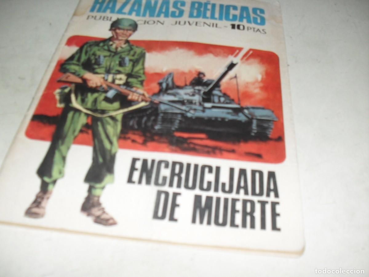 Tebeos: HAZA&Ntilde;AS BELICAS N&ordm; 223,ENCRUCIJADA DE MUERTE,DE MARCELO PAGES,DE 252.TORAY,1961