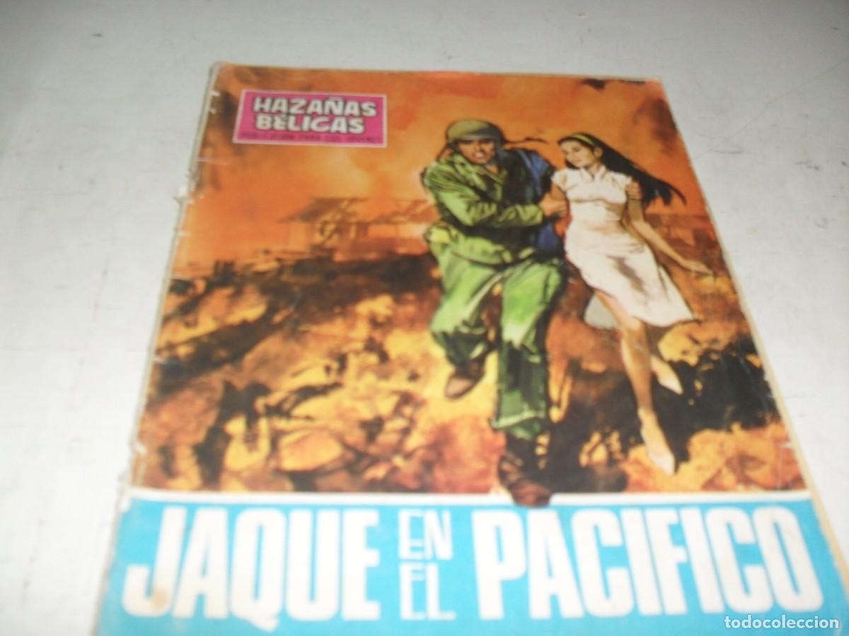 Tebeos: HAZA&Ntilde;AS BELICAS N&ordm; 194,JAQUE EN EL PACIFICO,DE VICENTE FARRES,DE 252.TORAY,1961