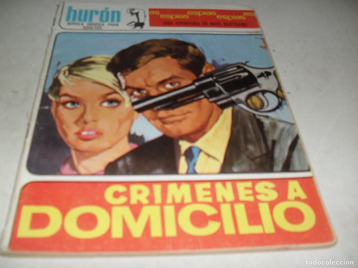 Tebeos: HURON N&ordm; 19,CRIMENES A DOMICILIO,DE CARLOS PRUNES,DE 64.TORAY,1967