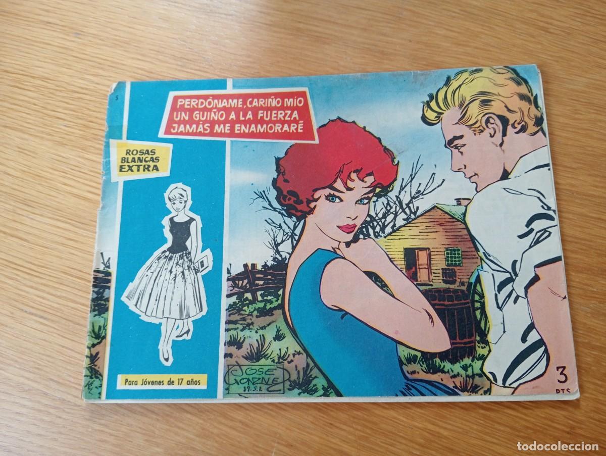 Tebeos: COLECCI&Oacute;N ROSAS BLANCAS. EXTRA N.&ordm; 5 (DE 24). TRES EPISODIOS. GRAPA. TORAY. 1960.