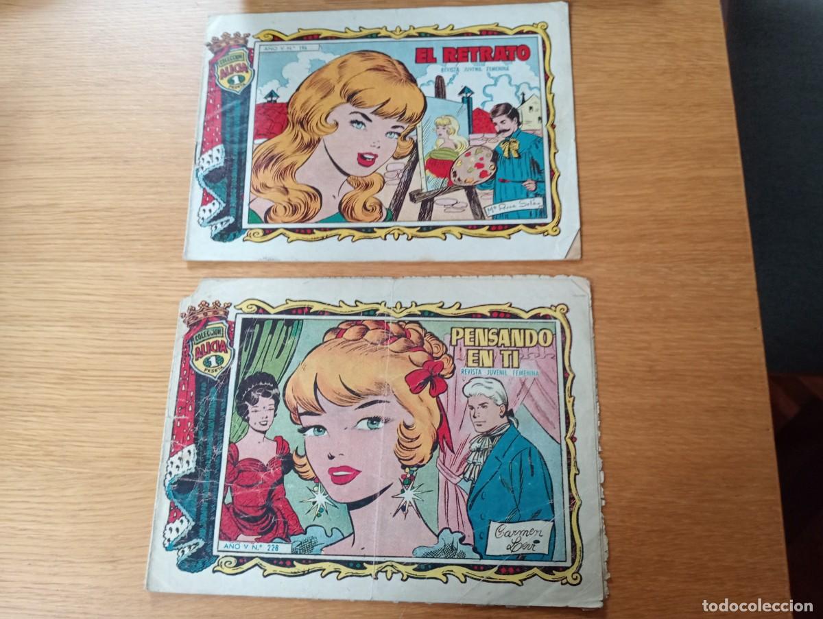 Giornalini: LOTE CON 2 EJEMPLARES DE LA COLECCI&Oacute;N ALICIA (DE 348). GRAPA. EDICIONES TORAY. 1959.