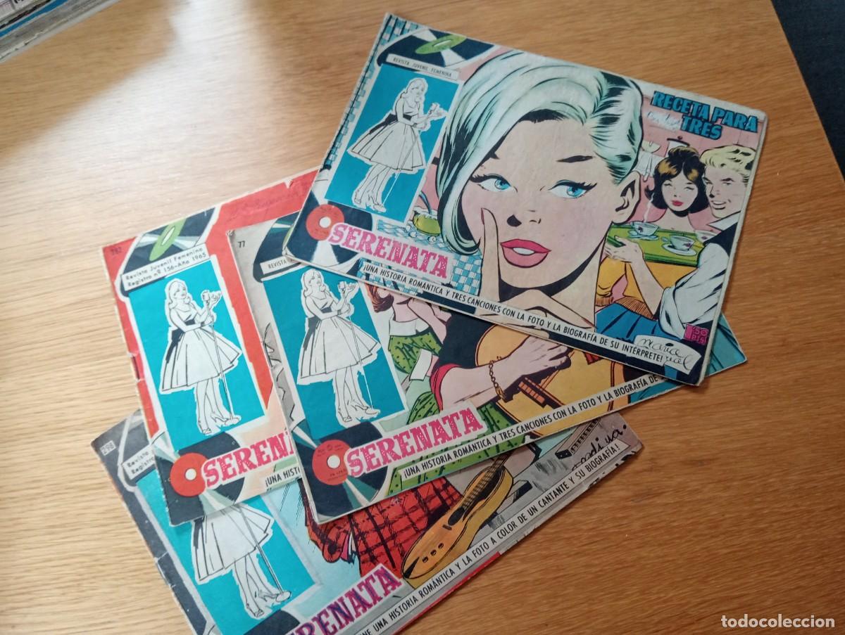 Tebeos: LOTE COLECCI&Oacute;N SERENATA. 4 EJEMPLARES (DE 313). GRAPA. EDICIONES TORAY. 1960 &ndash; 65.