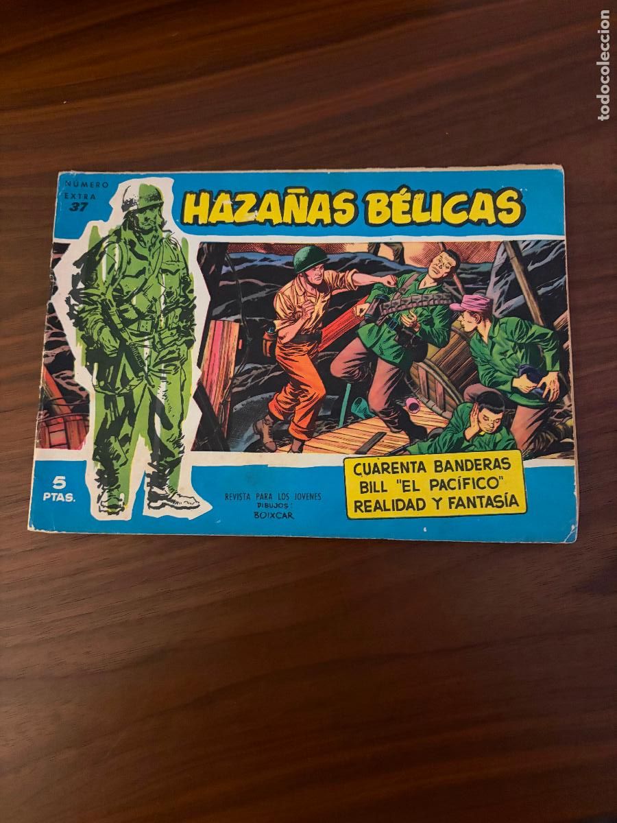 Tebeos: HAZA&Ntilde;AS B&Eacute;LICAS AZULES N&ordm; 37 , EDITORIAL TORAY