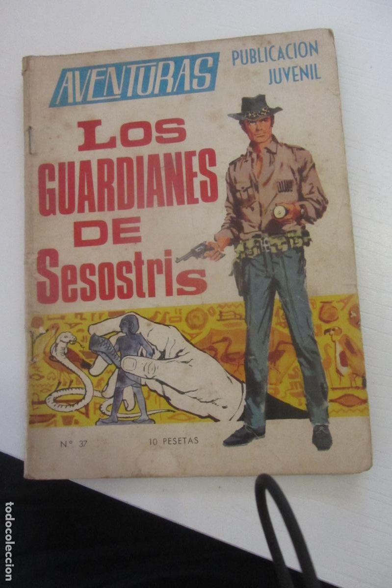 Tebeos: AVENTURAS N&ordm; 37 -LOS GUARDIANES DE SESOSTRIS -TORAY- 1969 arx344