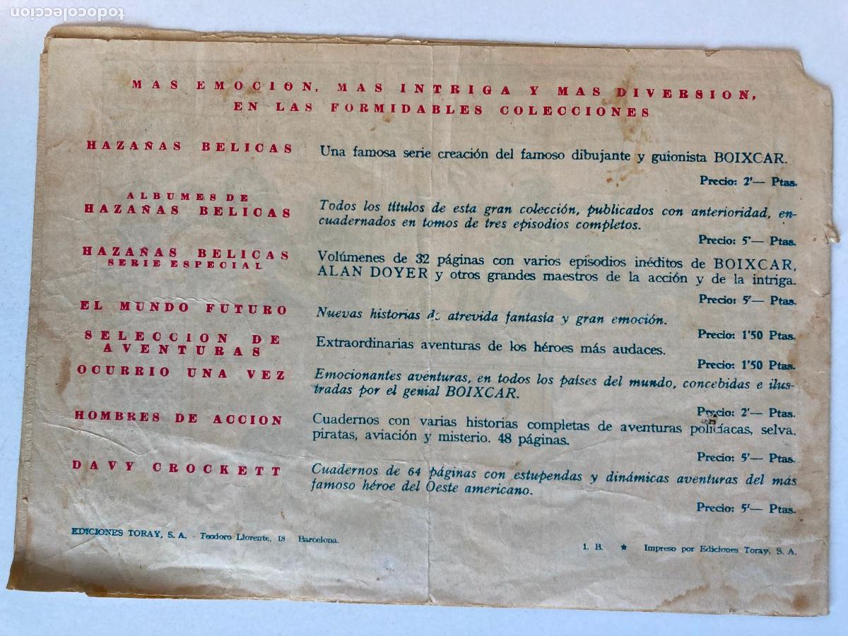 Tebeos: CAPITAN CORAJE, LA ISLA MALDITA N&ordm;6 - Foto 2
