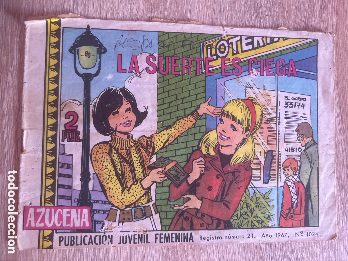Giornalini: Azucena n&uacute;m 1024 la suerte es ciega