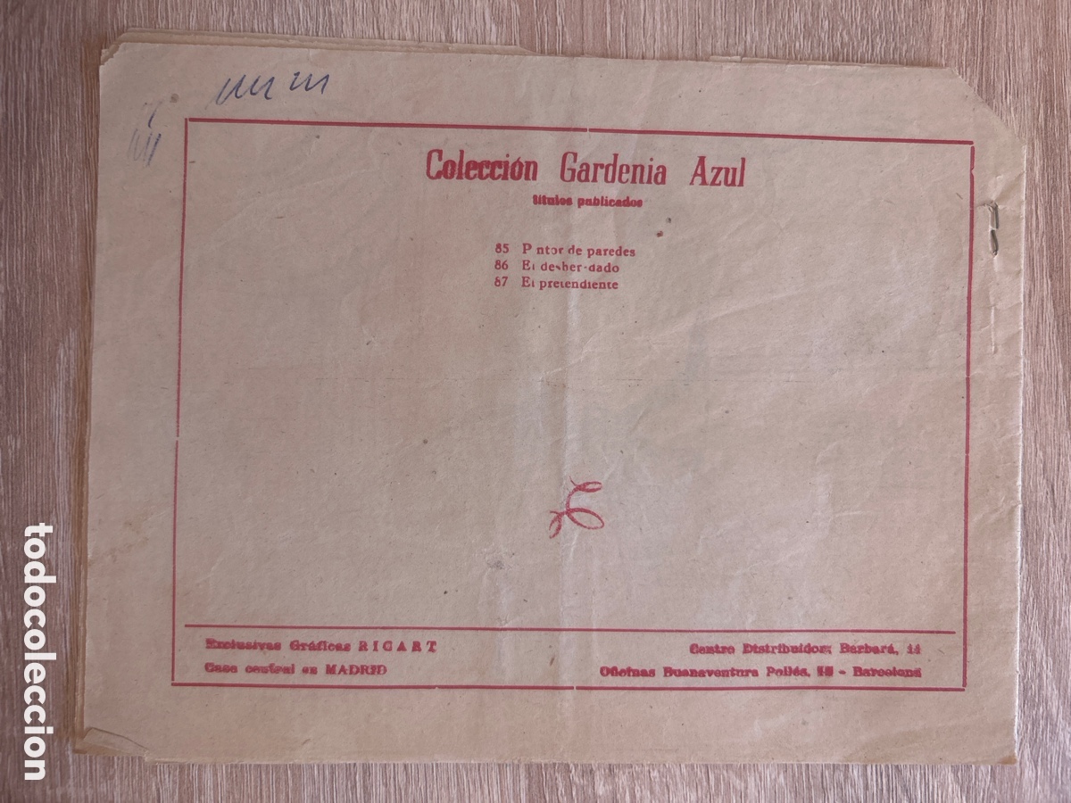 Tebeos: Colecci&oacute;n Gardenia azul n&uacute;m 87 el pretendiente - Foto 2