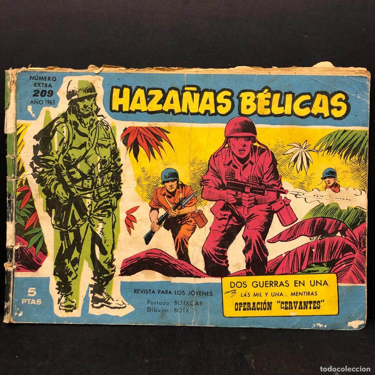 Giornalini: HAZA&Ntilde;AS B&Eacute;LICAS - N&Uacute;MERO EXTRA 209 - A&Ntilde;O 1965 - ORIGINAL / 679