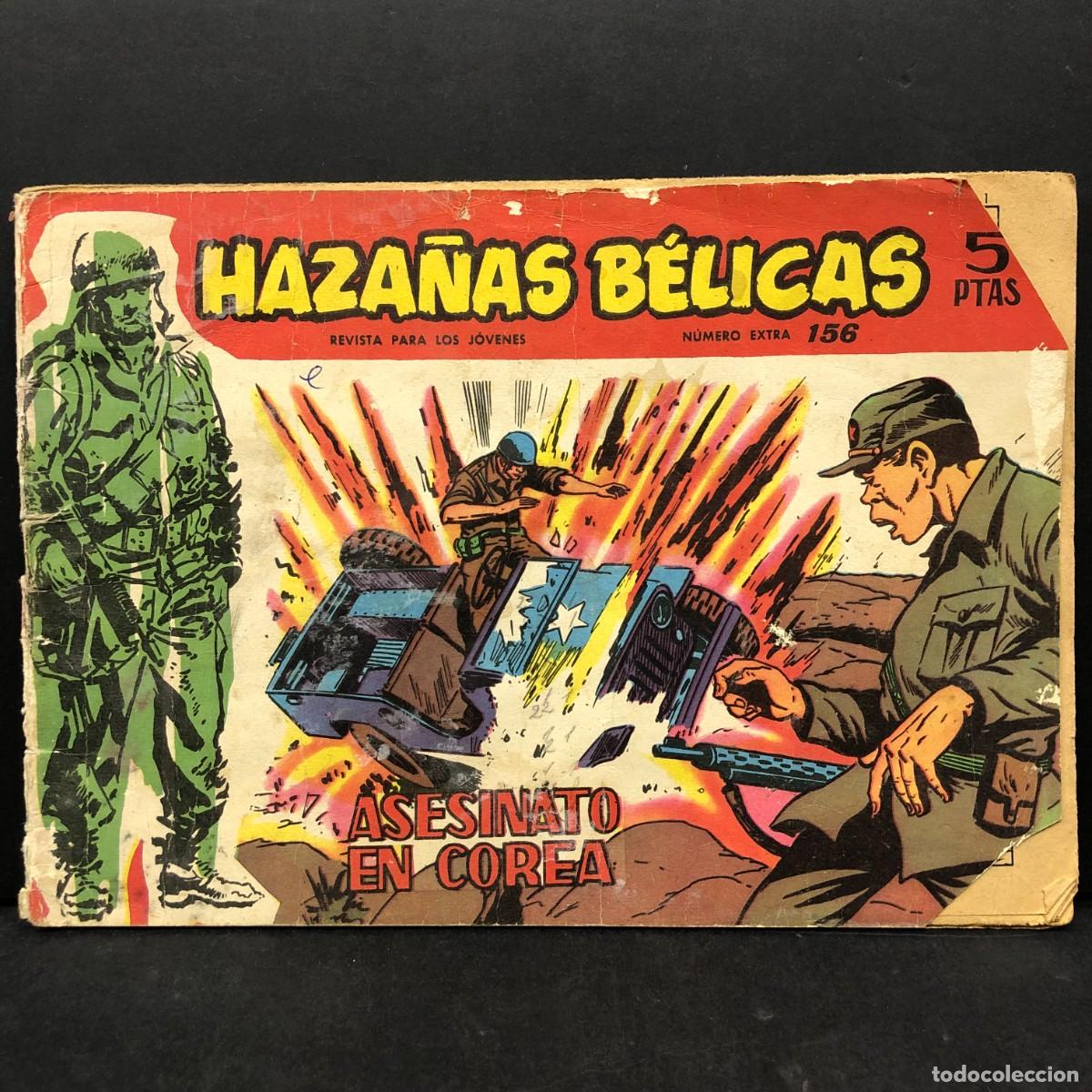 Giornalini: HAZA&Ntilde;AS B&Eacute;LICAS - N&Uacute;MERO EXTRA 156 - ASESINATO EN COREA - ORIGINAL / 680