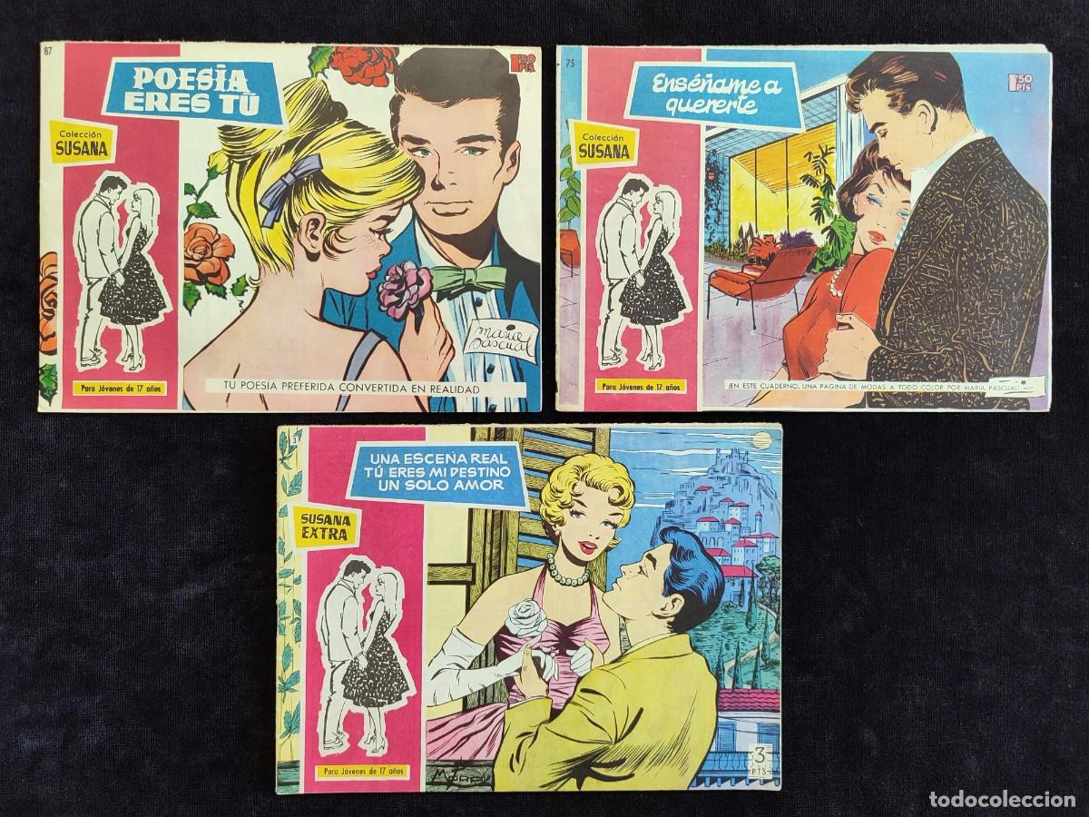BDs: LOTE DE 3 N&Uacute;MEROS COLECCI&Oacute;N SUSANA. ED. TORAY, 1959-60