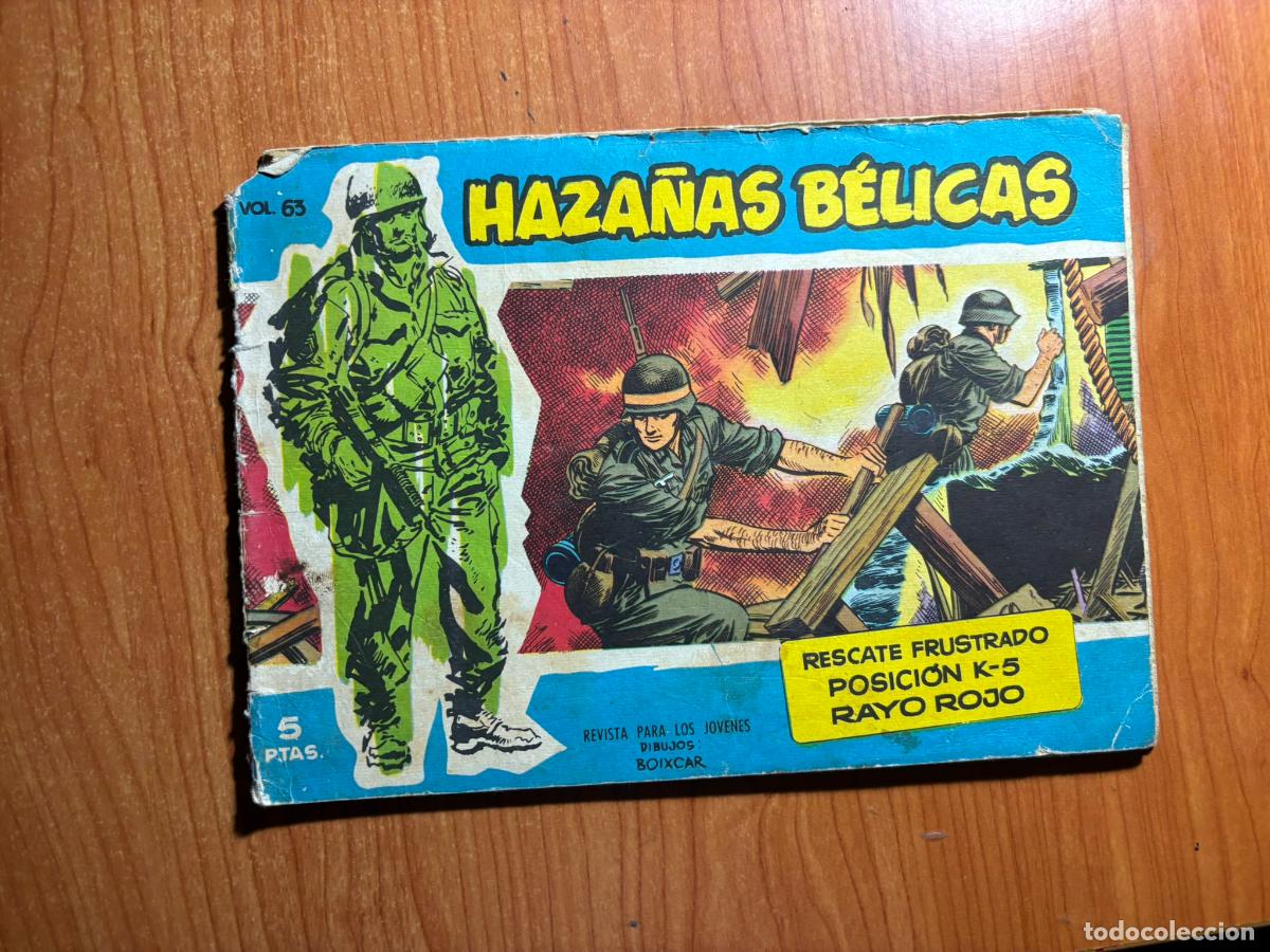 Tebeos: HAZA&Ntilde;AS B&Eacute;LICAS N&ordm; 63 AZULES EDICIONES TORAY