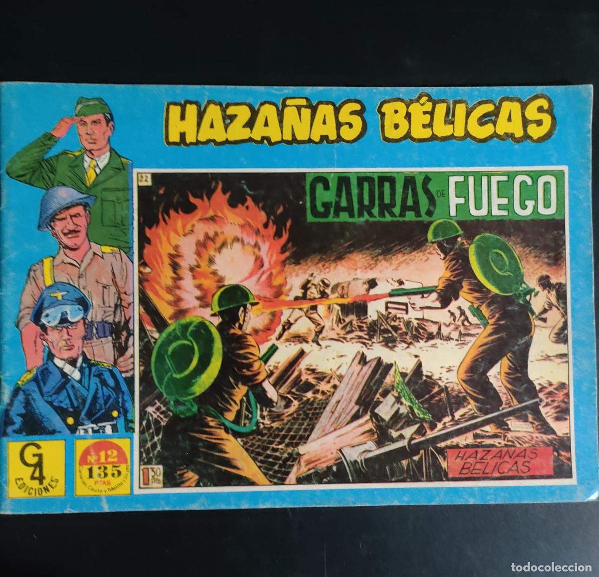 Tebeos: HAZA&Ntilde;AS BELICAS GARRAS DE FUEGO