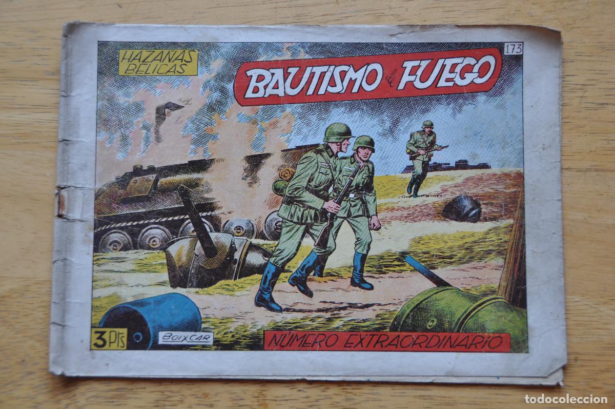 Tebeos: COMIC - HAZA&Ntilde;AS BELICAS N&ordm;173 (BAUTISMO DE FUEGO)