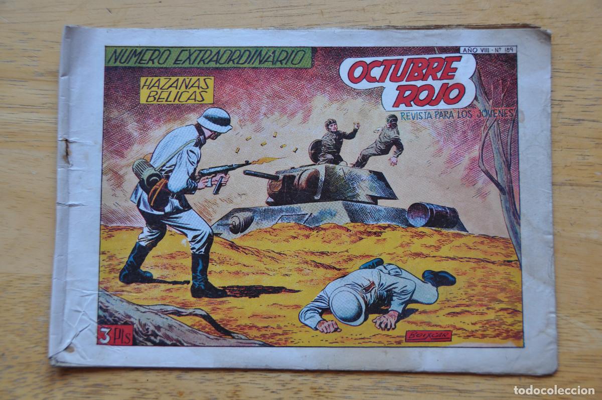Tebeos: COMIC - HAZA&Ntilde;AS BELICAS N&ordm;189 (OCTUBRE ROJO) - Foto 1