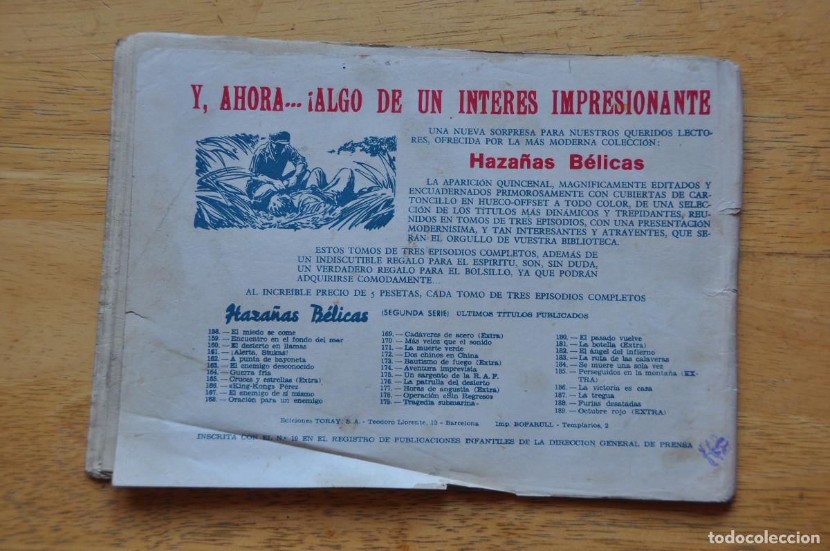 Tebeos: COMIC - HAZA&Ntilde;AS BELICAS N&ordm;189 (OCTUBRE ROJO) - Foto 2