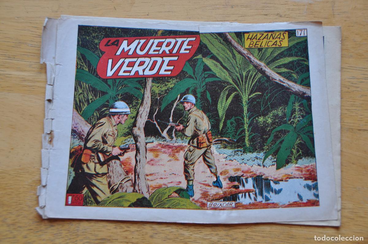 Tebeos: COMIC - HAZA&Ntilde;AS BELICAS N&ordm;171 (LA MUERTE VERDE)