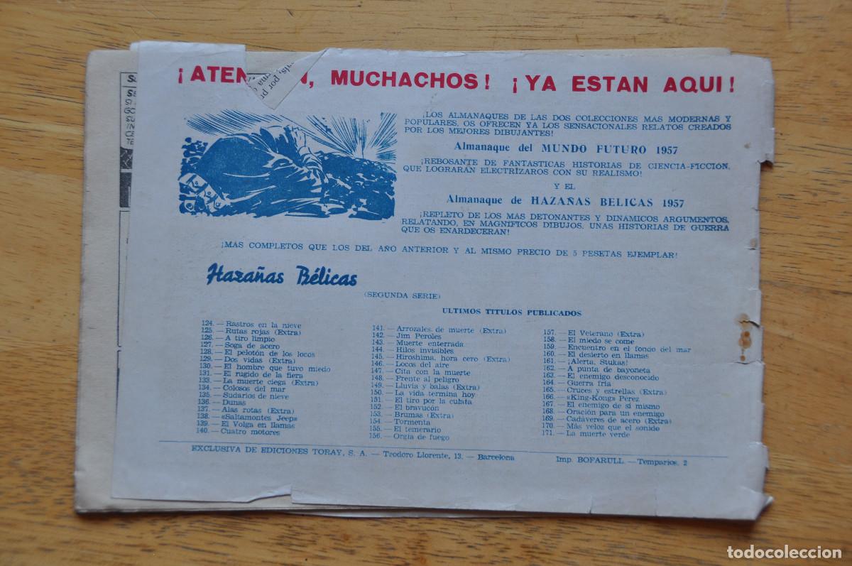 Tebeos: COMIC - HAZA&Ntilde;AS BELICAS N&ordm;171 (LA MUERTE VERDE) - Foto 2