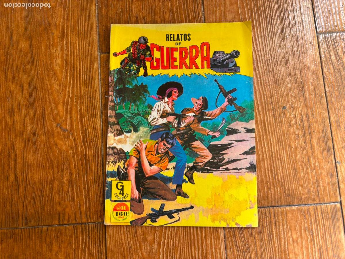 Tebeos: RELATOS DE GUERRA. NOVELAS GR&Aacute;FICAS. N&ordm; 11- PATRULLA CERO. G4 EDICIONES.