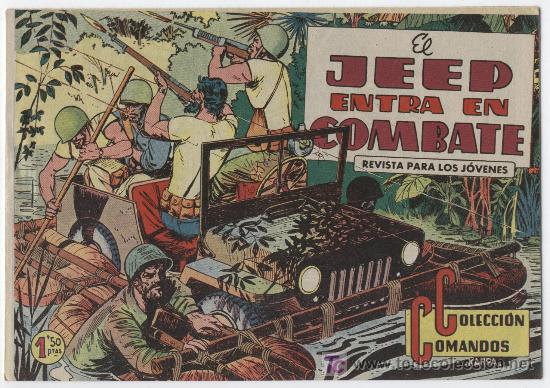 Tebeos: COLECCION COMANDOS N&ordm; 39, IMPECABLE PLANCHA - Foto 1