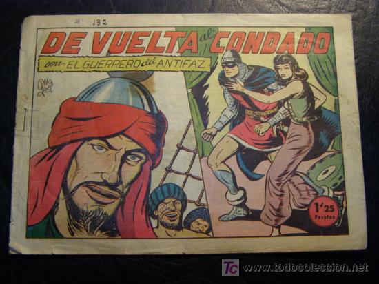 Tebeos: Comic EL GUERRERO DEL ANTIFAZ. N&ordm; 132 - Foto 1