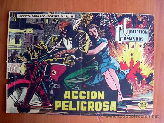 COLECCIÓN COMANDOS, Nº 20 - EDITORIAL VALENCIANA 1954 (Tebeos y Comics - Valenciana - Otros)
