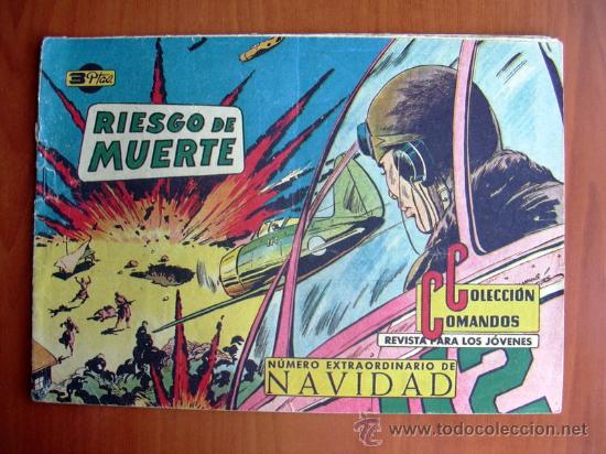 COLECCIÓN COMANDOS, Nº 47 - EDITORIAL VALENCIANA 1954 (Tebeos y Comics - Valenciana - Otros)