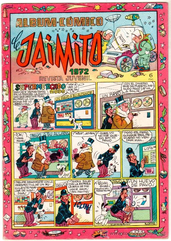 Tebeos: ALBUM C&Oacute;MICO DE JAIMITO PARA 1972 - Foto 1