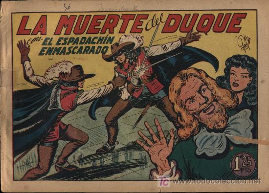 Tebeos: El Espadach&iacute;n Enmascarado. n&ordm; 56 - Foto 1