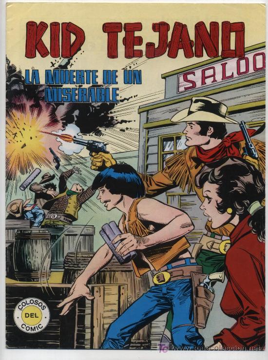 Tebeos: Kid Tejano n&ordm; 8. Colosos del Comic. - Foto 1