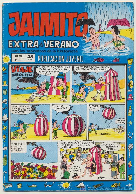 Tebeos: Jaimito Extra n&ordm; 1337. Extra de Verano (1975) - Foto 1