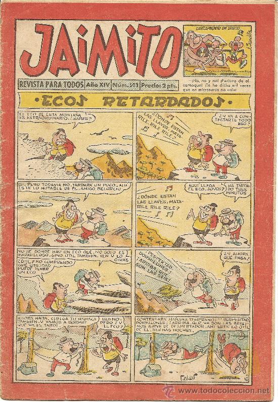 Tebeos: JAIMITO N&ordm; 503 A&Ntilde;O 1959 - Foto 1