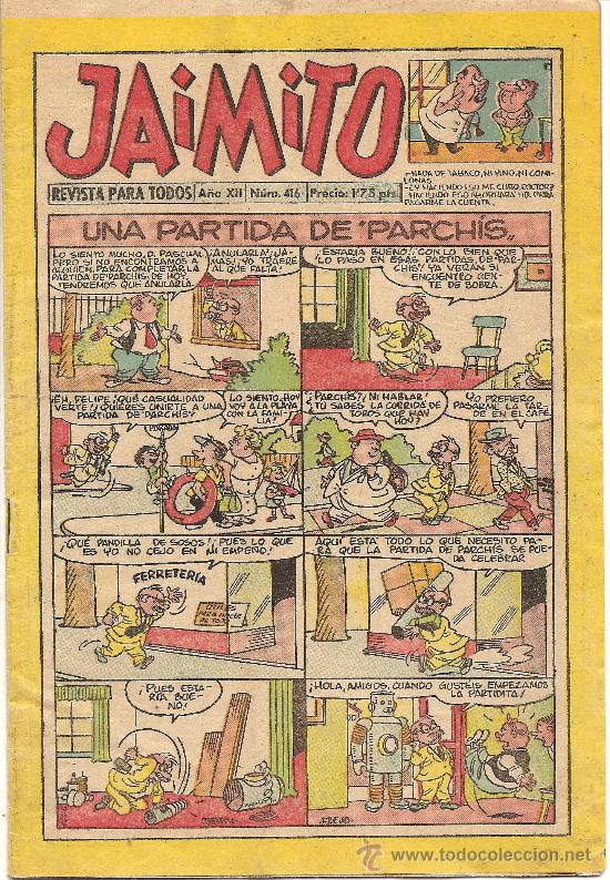 Tebeos: JAIMITO N&ordm; 416 A&Ntilde;O 1957 - Foto 1